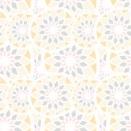 Abstract vector seamless texture with mosaic elements