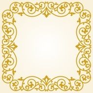 Russian traditional carving ornament