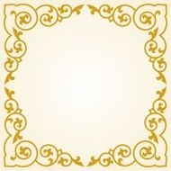 Russian traditional carving ornament N4
