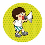 boy man cartoon theme elements N145
