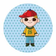 boy man cartoon theme elements N150