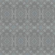 Vector tribal wire grey blue seamless pattern graphic design