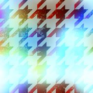 Houndstooth pattern on abstract blur background