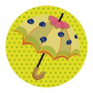 Umbrella theme elemets vector eps N56