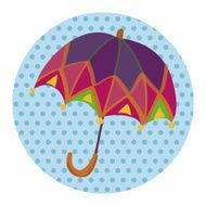 Umbrella theme elemets vector eps N57