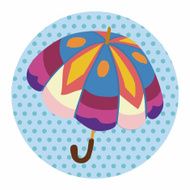 Umbrella theme elemets vector eps N58
