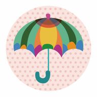 Umbrella theme elemets vector eps N59