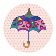 Umbrella theme elemets vector eps N63