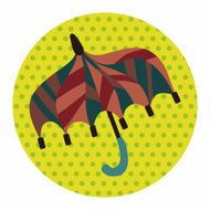 Umbrella theme elemets vector eps N65