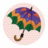 Umbrella theme elemets vector eps N66