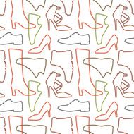 Seamless shoe pattern N2