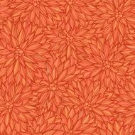 Seamless pattern with flowers Dahlia N3