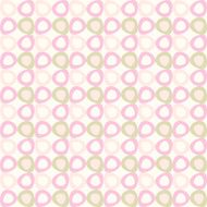 Seamles pattern with pink and olive ovals N2