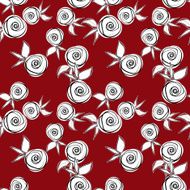 Seamless floral pattern with roses background