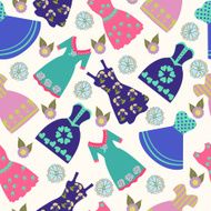 pattern of summer lady dress collection
