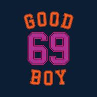 good boy typography t-shirt graphics Vector illustration
