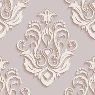Seamless wallpapers in the style of Baroque Can be used N9