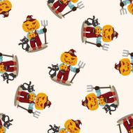 Halloween party costume seamless pattern N2