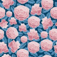 Abstract Elegance Seamless pattern with floral background