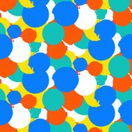 Bold vector polka dot pattern N3