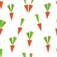 carrot pattern flat