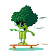 Broccoli skateborder N2