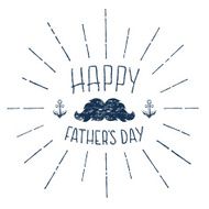 Happy Fathers Day Grunge calligraphic handwritten background