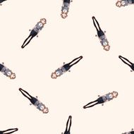 lady girl cartoon sticker icon N4