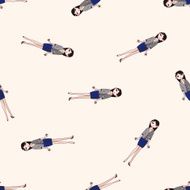 lady girl cartoon sticker icon N8