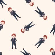 boy man cartoon sticker icon N9