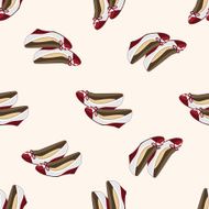High-heeled shoes style cartoon sticker icon