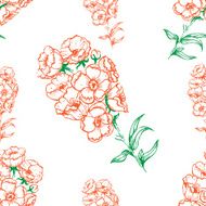 seamless vintage flower N2