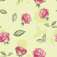Seamless background with roses