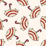 Umbrella cartoon seamless pattern background N2
