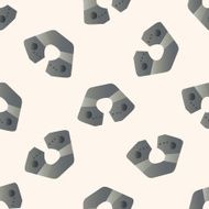 hair dye products cartoon seamless pattern background N3