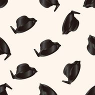 hair dye products cartoon seamless pattern background N5