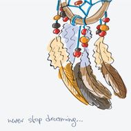 Dream catcher vector illustration