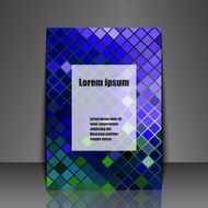 Template flyer with abstract background N8