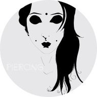 Girl with piercings