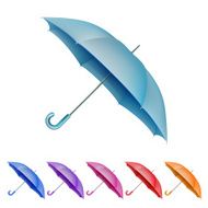 Vector Umbrellas color set EPS 10