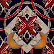 Seamless abstract pattern rhombuses square texture geometric bac