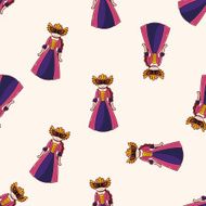 people party dress cartoon seamless pattern background N7