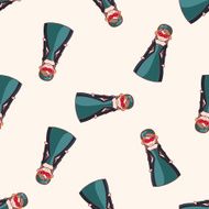 people party dress cartoon seamless pattern background N9