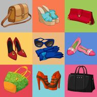 Women bags shoes and accessories collection N2