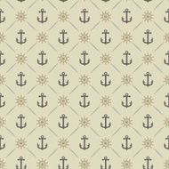 Anchor Background Seamless Pattern N48