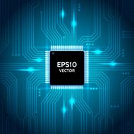 Circuit board vector background