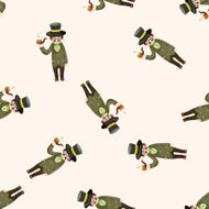 boy man cartoon seamless pattern background N21