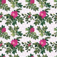 Wallpaper vintage rose pattern
