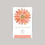 Floral business card N2