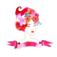 girl with flowers in your hair N2